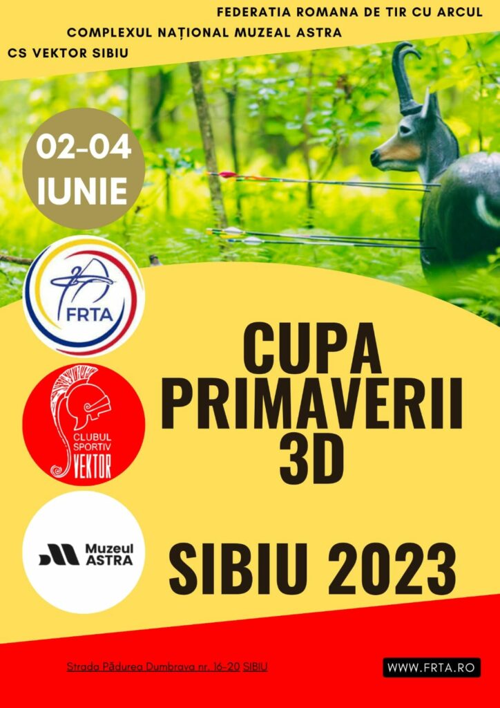 a început cupa primăverii 3d la sibiu - pasionații de tras cu arcul pot participa la muzeul astra