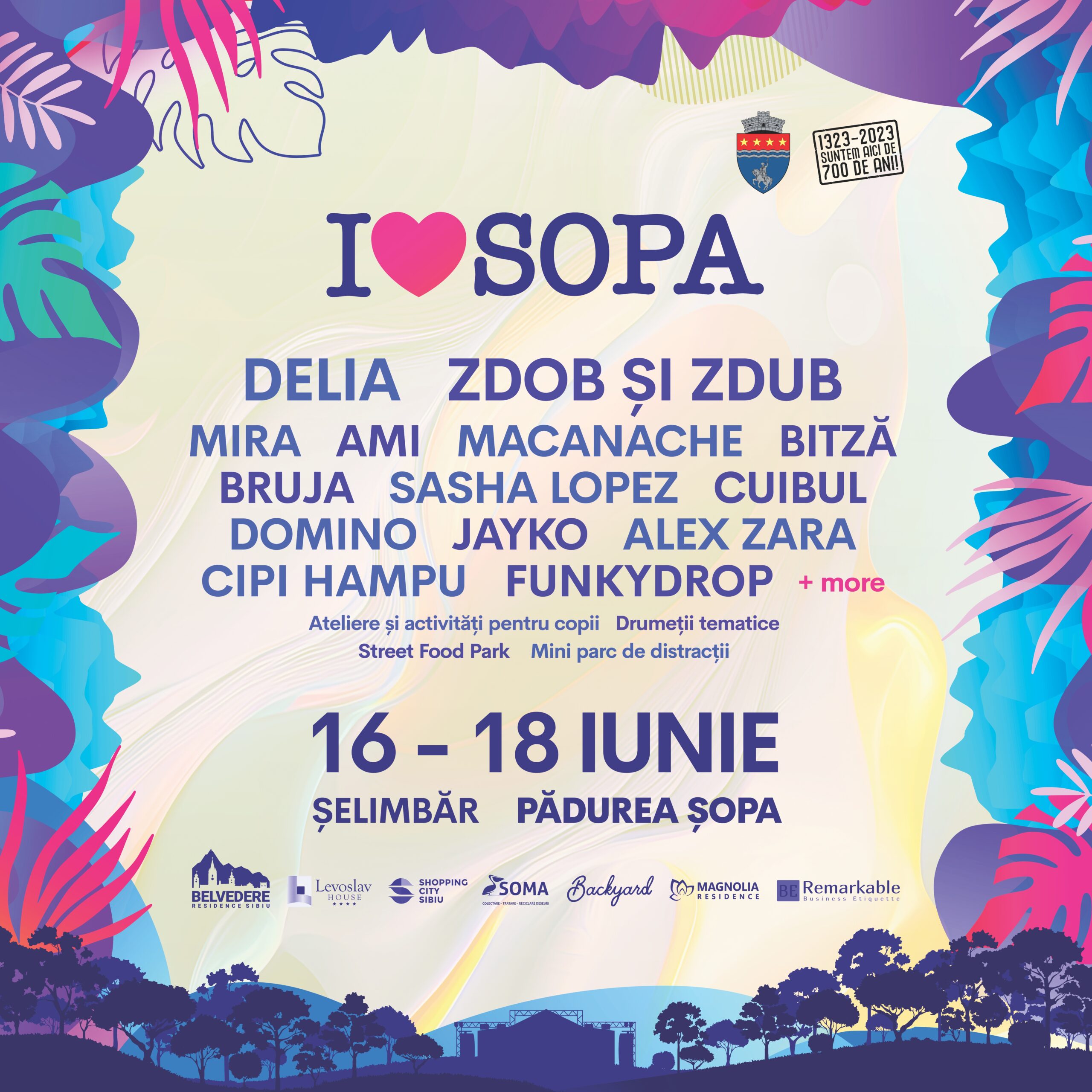 i love șopa, cel mai așteptat festival al verii în zona sibiului - concerte cu delia, zdob & zdub, macanache, mira, bitză, ami și mulți alții în pădurea șopa!