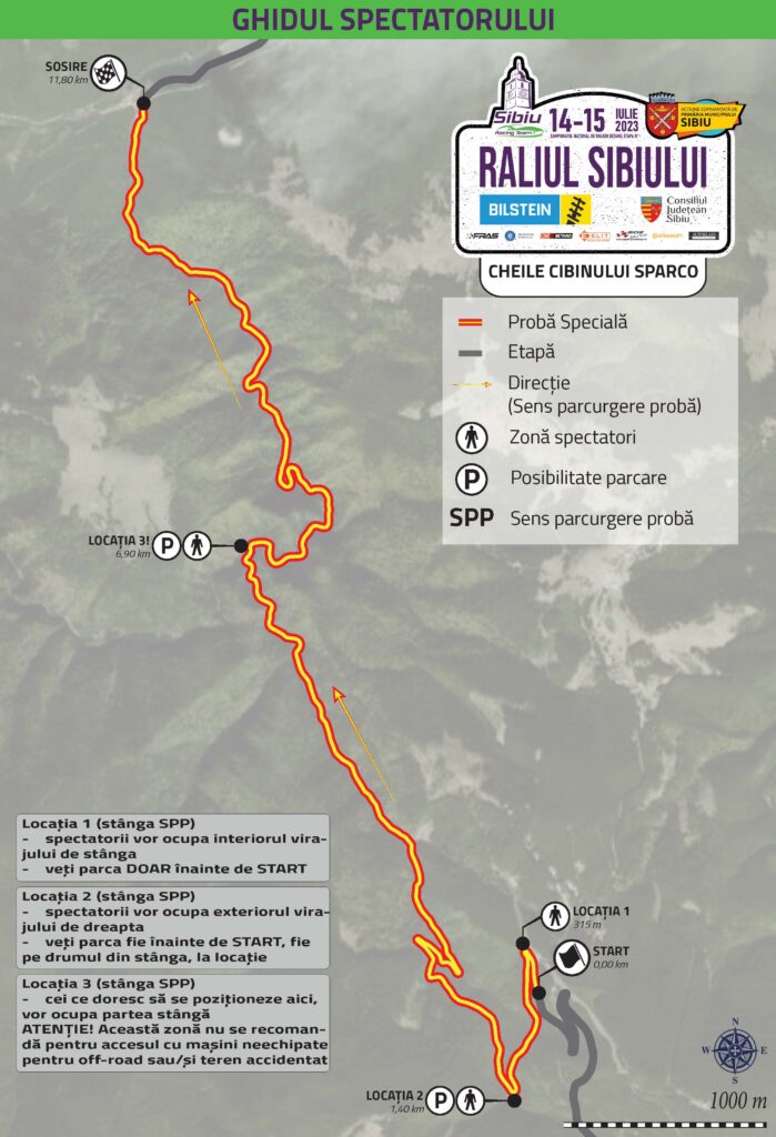 Raliul Sibiului Bilstein 2023 - Ghidul Spectatorilor - Locațiile în care puteți urmări cursele - Galerie Foto prezentarea echipelor