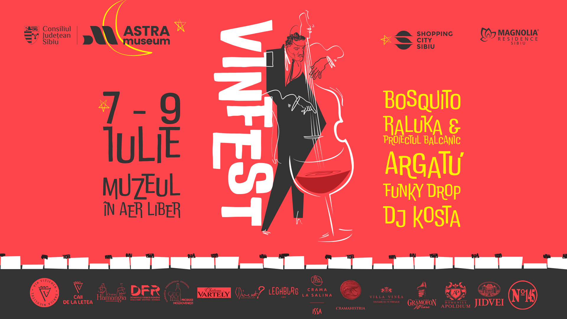 vinfest timp de trei zile la muzeu astra - zeci de crame participante și concerte cu bosquito, argatu și raluka & proiectul balkanic - începe vineri!