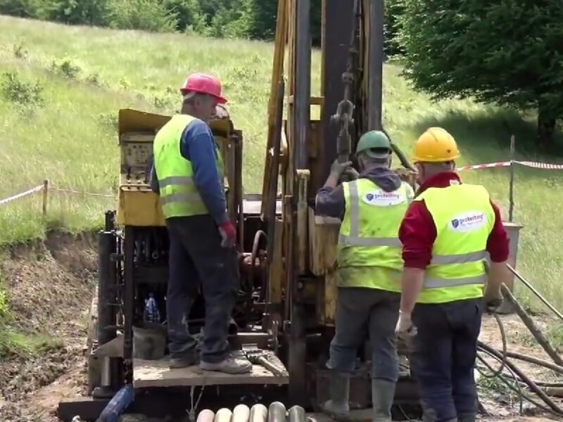 video au început lucrările la lotul 3 al autostrăzii sibiu - pitești. se fac foraje pentru cel mai lung tunel