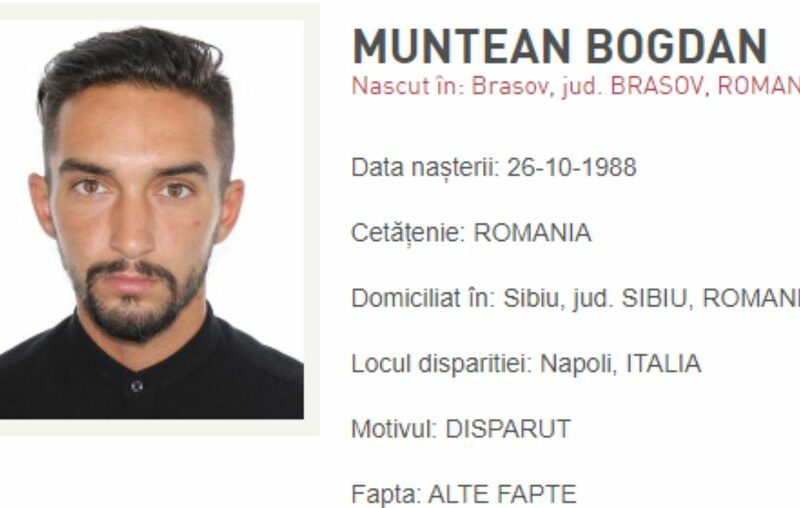 bărbat stabilit la sibiu, dat dispărut în italia - familia nu știe nimic de bogdan de mai bine de un an