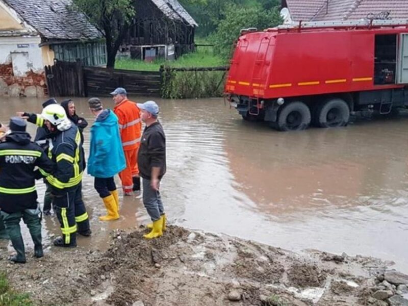 pericol de inundații pe râurile din sibiu și alte 32 de județe