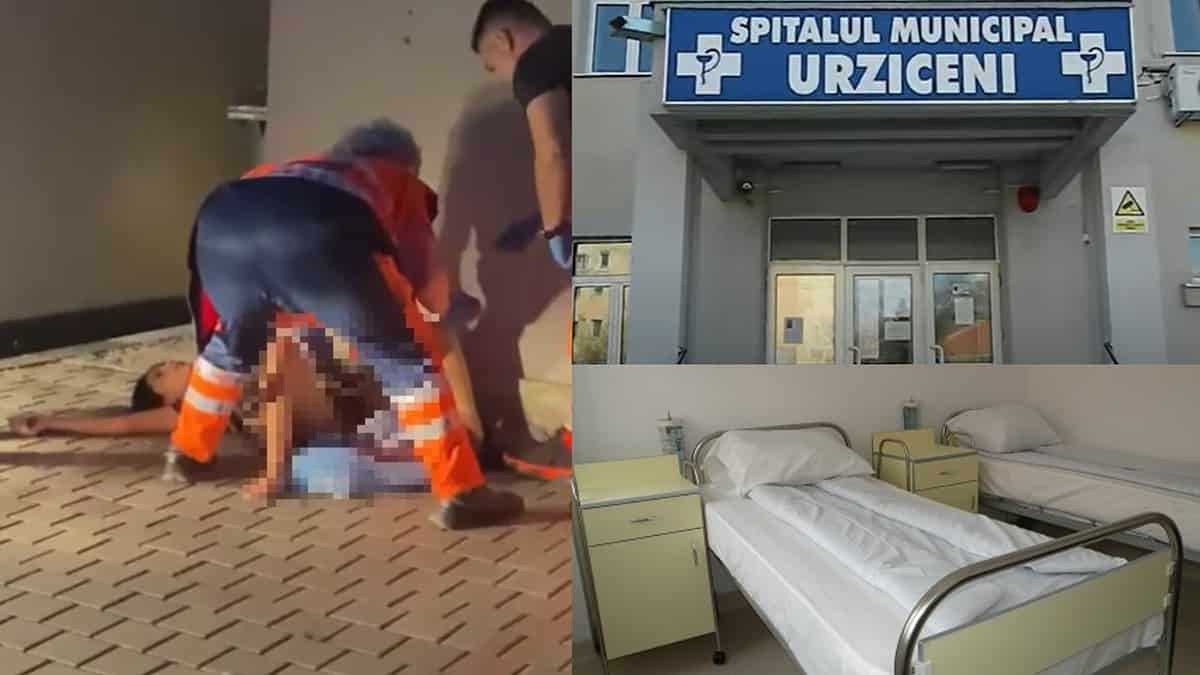 O tânără a născut pe trotuar după ce nu fost primită în spital (video)