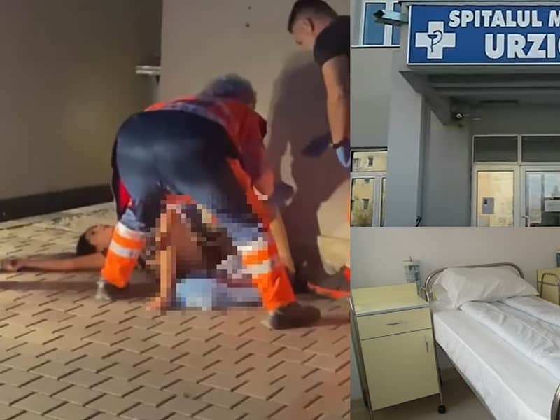 o tânără a născut pe trotuar după ce nu fost primită în spital (video)