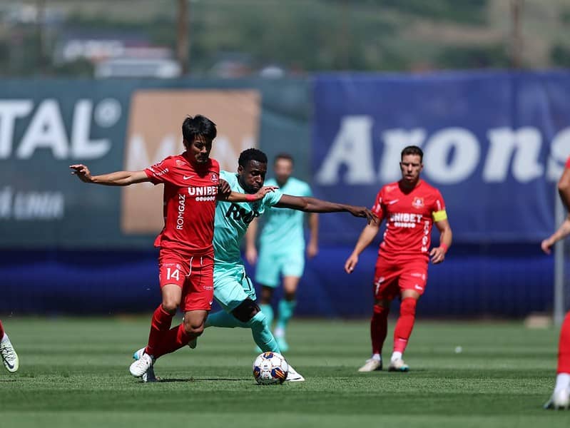 video sibiul a condus cu 2-0, dar a pierdut testul cu cfr cluj