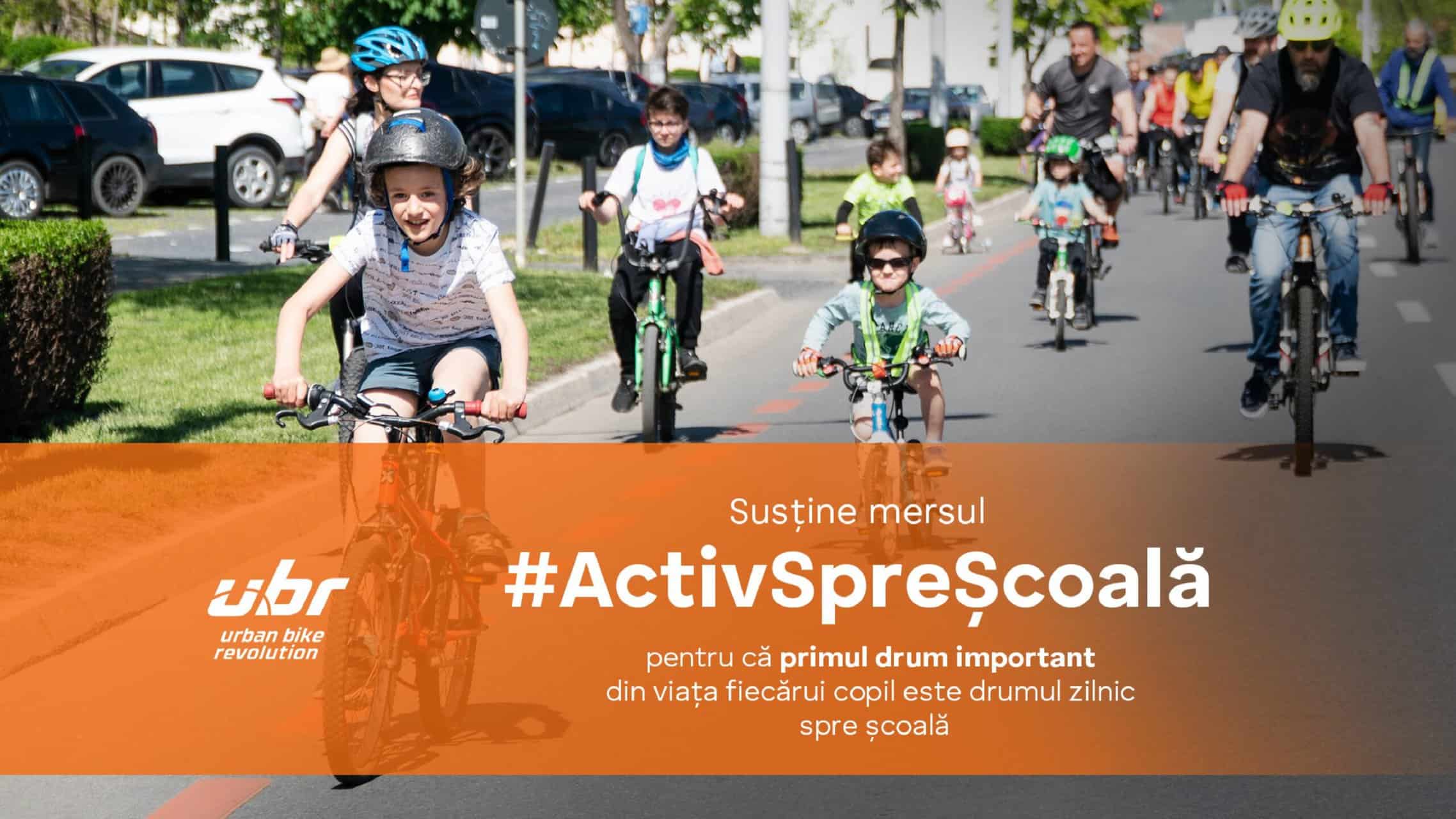 se lansează lansează campania #activspreșcoală la sibiu. mersul pe jos, bicicleta și trotineta, alternative sănătoase la mașina personală