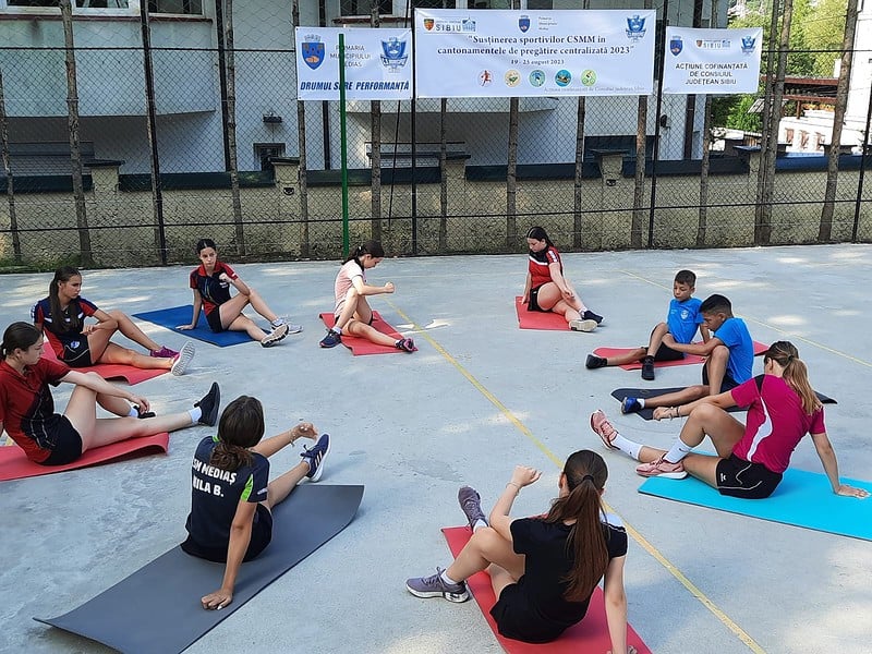 final de cantonament pentru sportivii de la csm mediaș (foto)