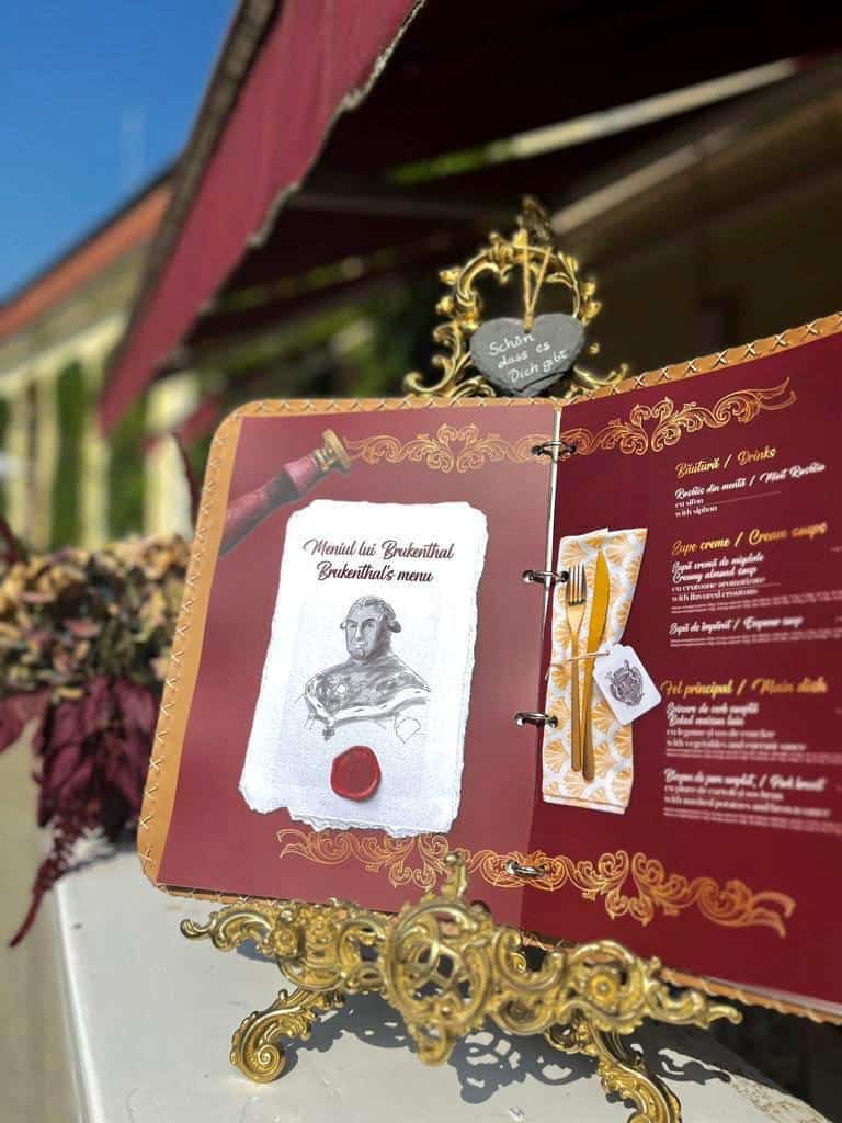 Delicatese inspirate din bucătăria baronului, în Meniul de Toamnă pregătit de Palatul Brukenthal Avrig