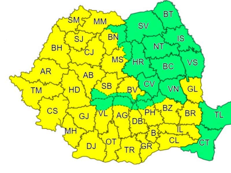 val de caldură în toată românia. cod galben de caniculă la sibiu