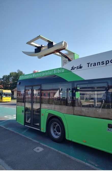 Autobuzele electrice din Sibiu 