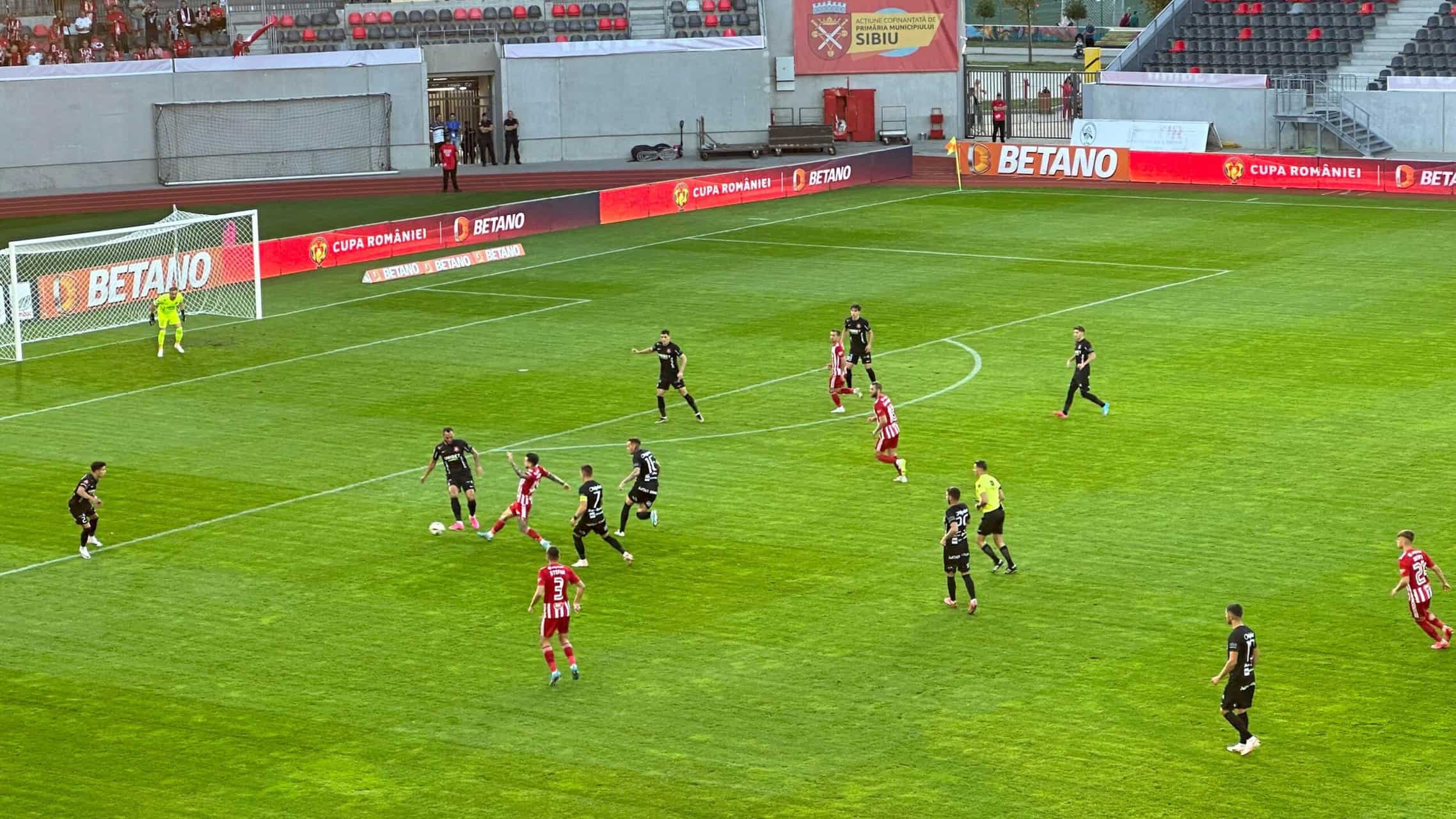 FC Hermannstadt, doar remiză cu Sepsi în Cupa României. Sibiul a revenit de la 0-1 (video)