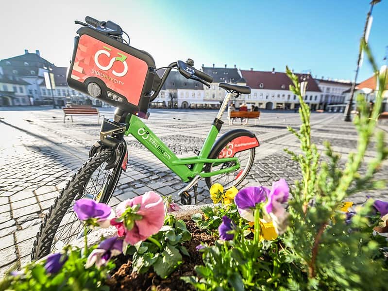 sibiu bike city se extinde cu opt stații inteligente și o sută de biciclete