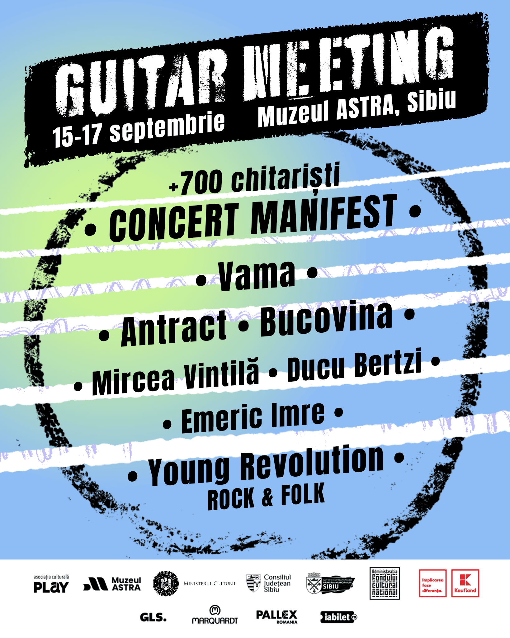 Peste 700 de chitariști în Muzeul Astra la Sibiu Guitar Meeting în weekend