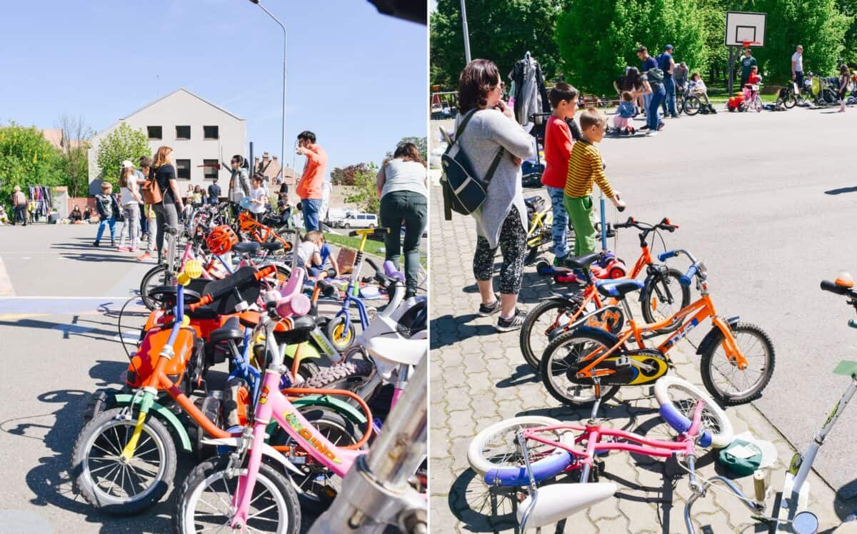 Invitație la târgul pentru începerea noului an școlar la Sibiu. Poți vinde sau cumpăra biciclete, trotinete și jucării