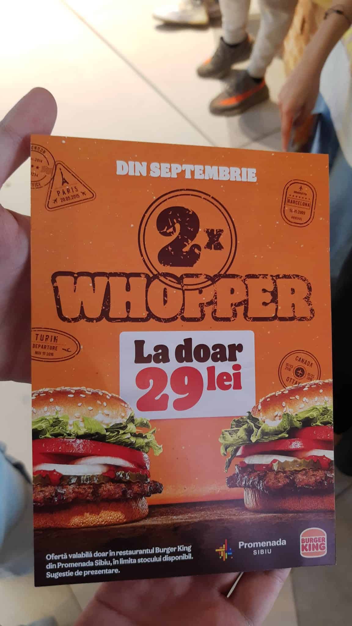 S-a deschis Burger King la Sibiu. Un elev, primul la coadă: „Am chiulit de la biologie ca să mănânc” (foto)