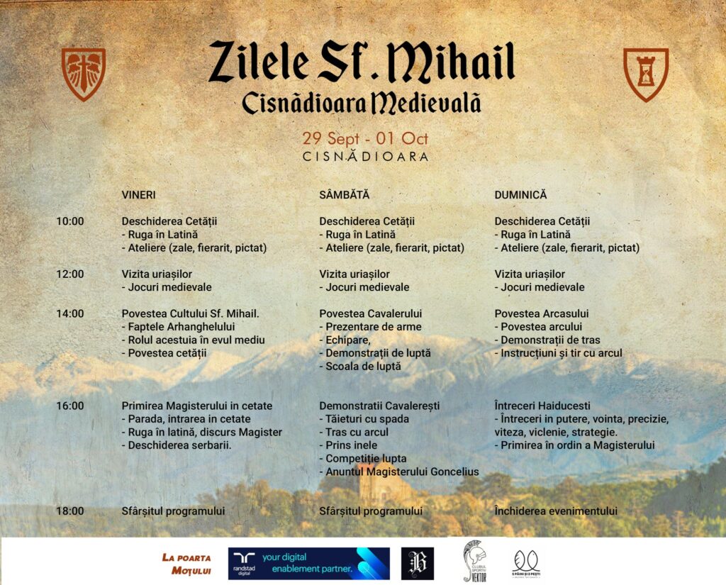 Ce facem în weekend la Sibiu. Derby pe “Municipal”, festival cu “iz” de medieval la Cisnădioara și multe alte evenimente atractive în oraș