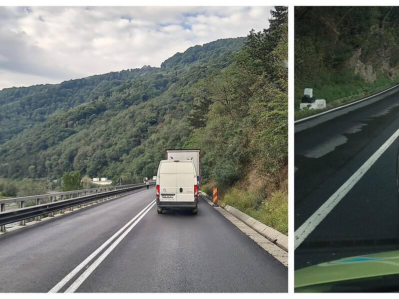 se circulă bară la bară pe valea oltului. coloană până pe autostradă la boița din cauza unor lucrări