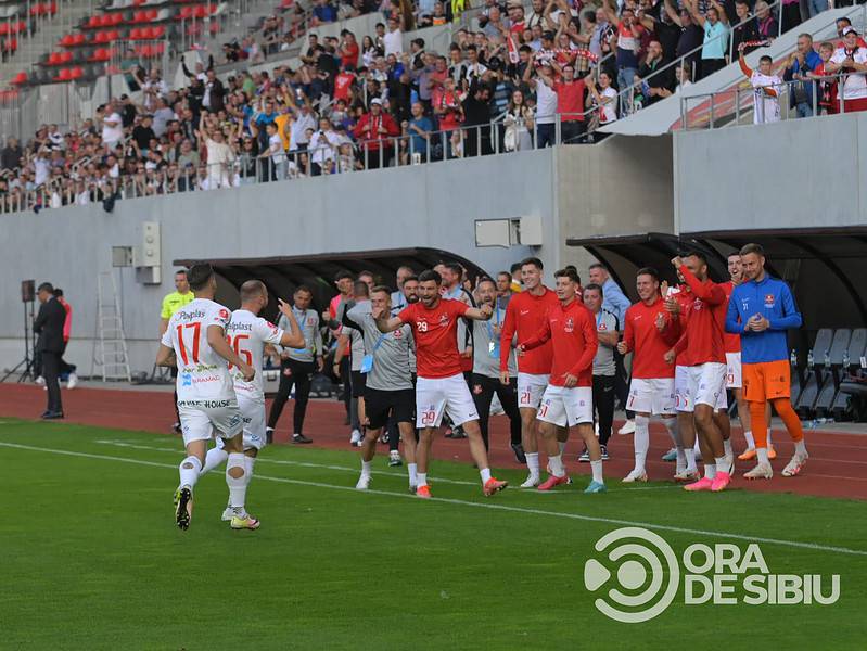 FC Hermannstadt joacă acasă cu Dinamo, în prima etapă din play-out. Peste 3.000 de bilete sunt pentru ”câinii roșii”