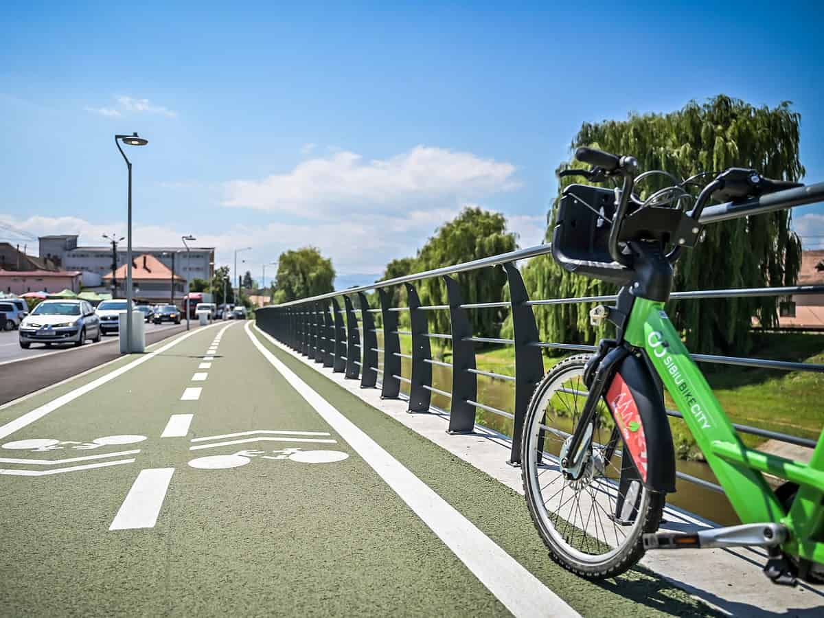 Sibiul, printre orașele în care locuitorii se deplasează mai ușor cu bicicleta