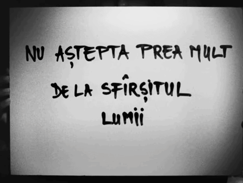 "nu aștepta prea mult de la sfârșitul lumii" rulează la cinegold de vineri, 27 octombrie