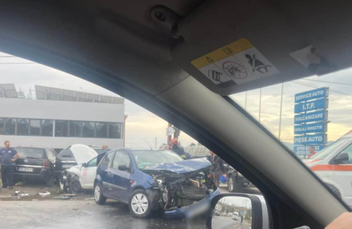 accident la ieșire din sibiu spre daia. bărbat lovit la cap, dus la spital (foto)