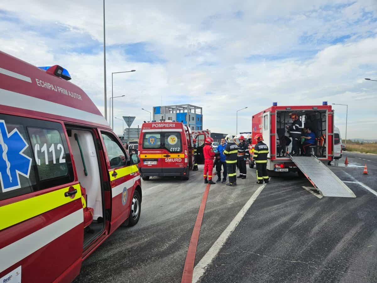 vinerea neagră la sibiu: cinci accidente în numai câteva ore