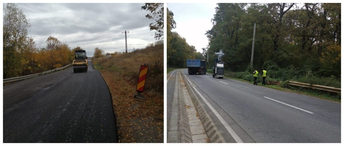 drumurile județene din sibiu, în reparații. între rășinari și păltiniș se fac cele mai multe lucrări