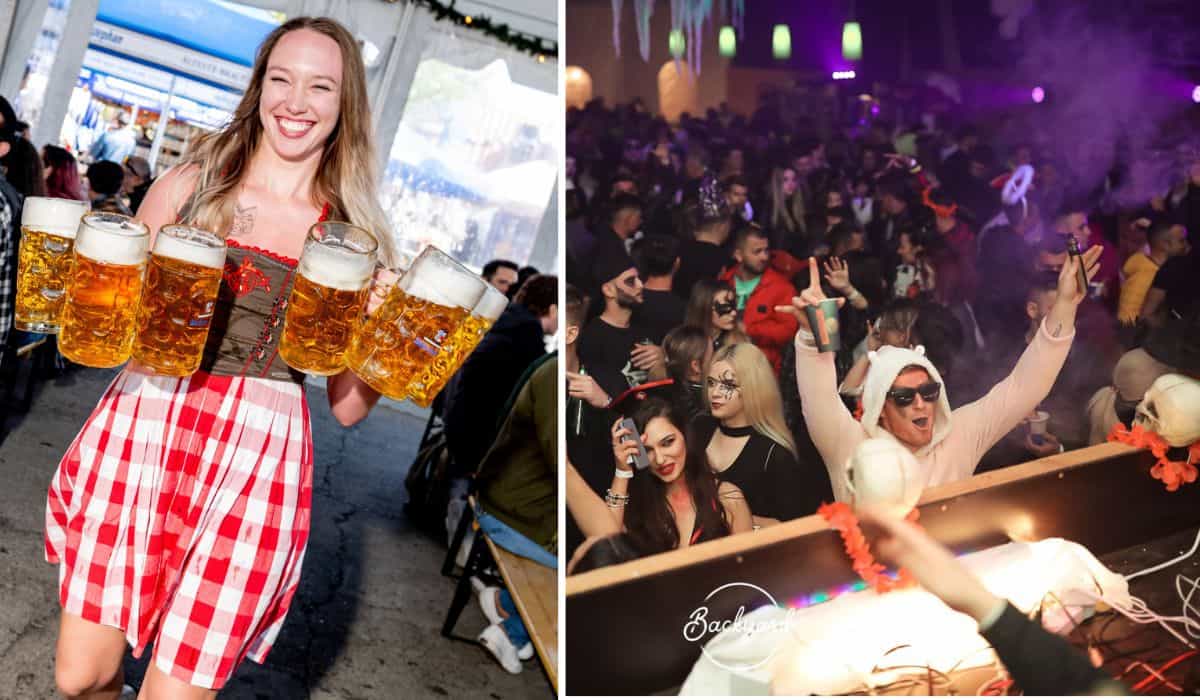 mega petreceri în weekend la sibiu. nu ratați oktoberfest la târgul obor și halloween party la backyard