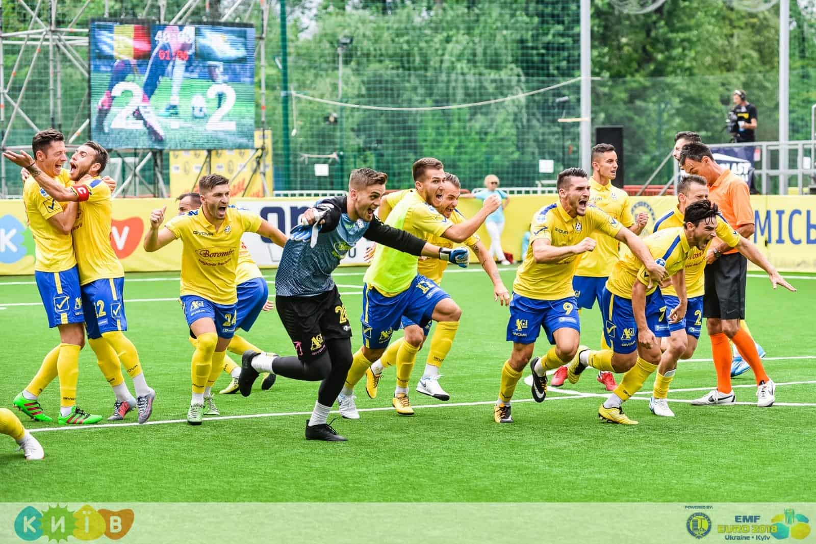 România a câștigat Campionatul Mondial la minifotbal cu doi sibieni în lot