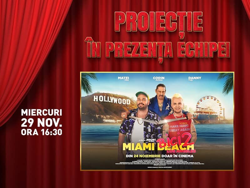 echipa filmului miami bici 2 vine maine, 29 noiembrie, incepand cu ora 16,30 la cine gold