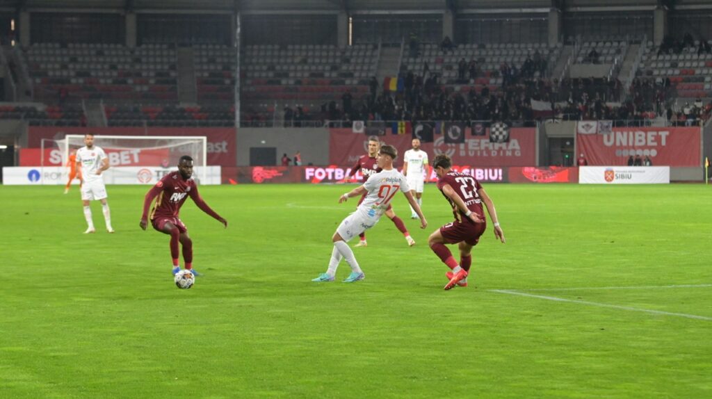 Imaginile victoriei FC Hermannstadt cu CFR Cluj. Galerie Foto