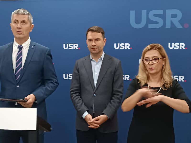 conferință de presă usr cu anunț important la sibiu - ruxandra cibu deaconu candidata usr la primăria sibiu