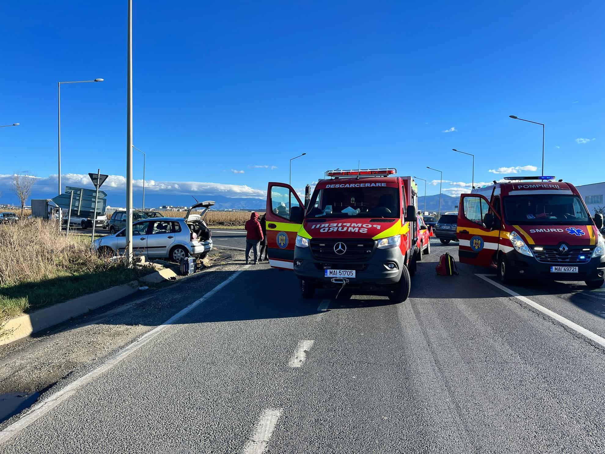 Poliția a cerut la CNAIR amenajarea unui giratoriu în intersecția „morții” din Sibiu. Accidentele, la ordinea zilei (video)