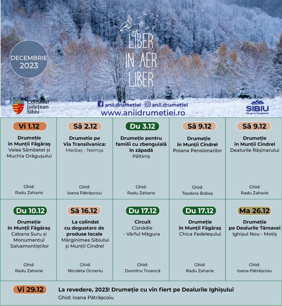 Evenimentele primului weekend din decembrie la Sibiu. Mega petrecere la Backyard, concerte de Crăciun și meci atractiv pe ”Municipal”