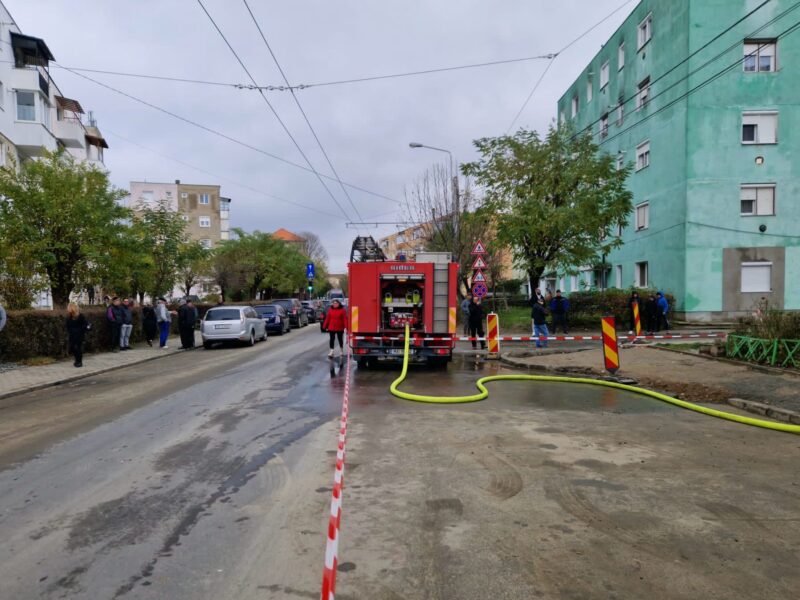 incendiu într-un apartament în mediaș. bărbat găsit decedat