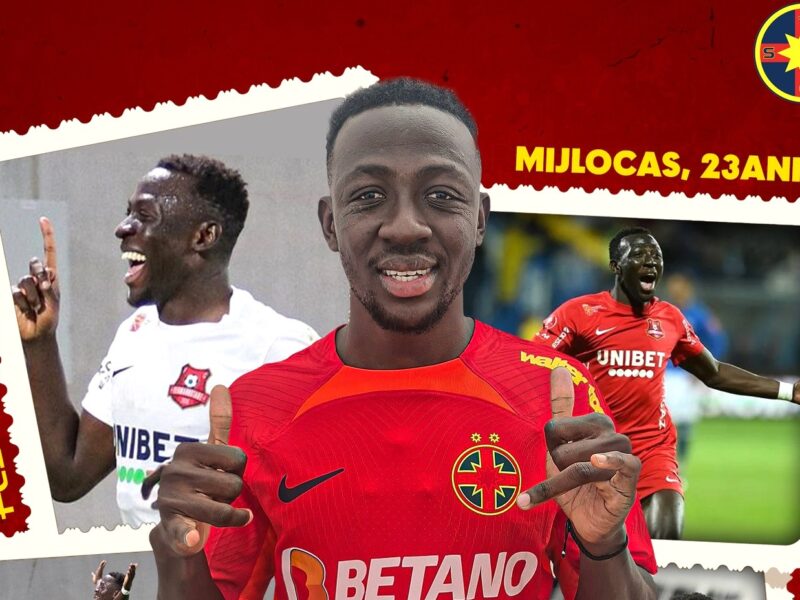 Transferul lui Baba Alhassan la FCSB anunțat oficial. Mesaj de adio de la FC Hermannstadt (foto)