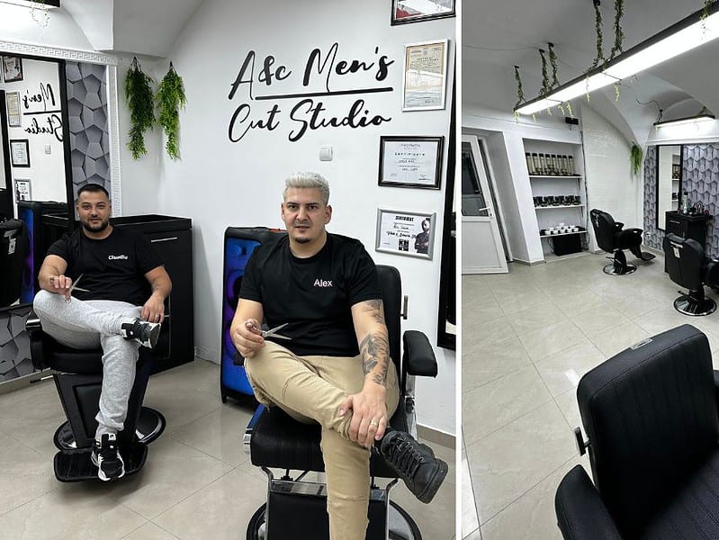 nouă frizerie în sibiu, pe corso. alex și claudiu te întâmpină la a&c men's cut studio cu oferta lunii decembrie