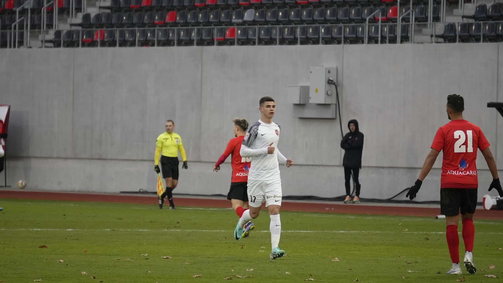 Un fotbalist de la Șelimbăr, cel mai bun tânăr marcator din Liga 2. Are 4 goluri în 12 jocuri