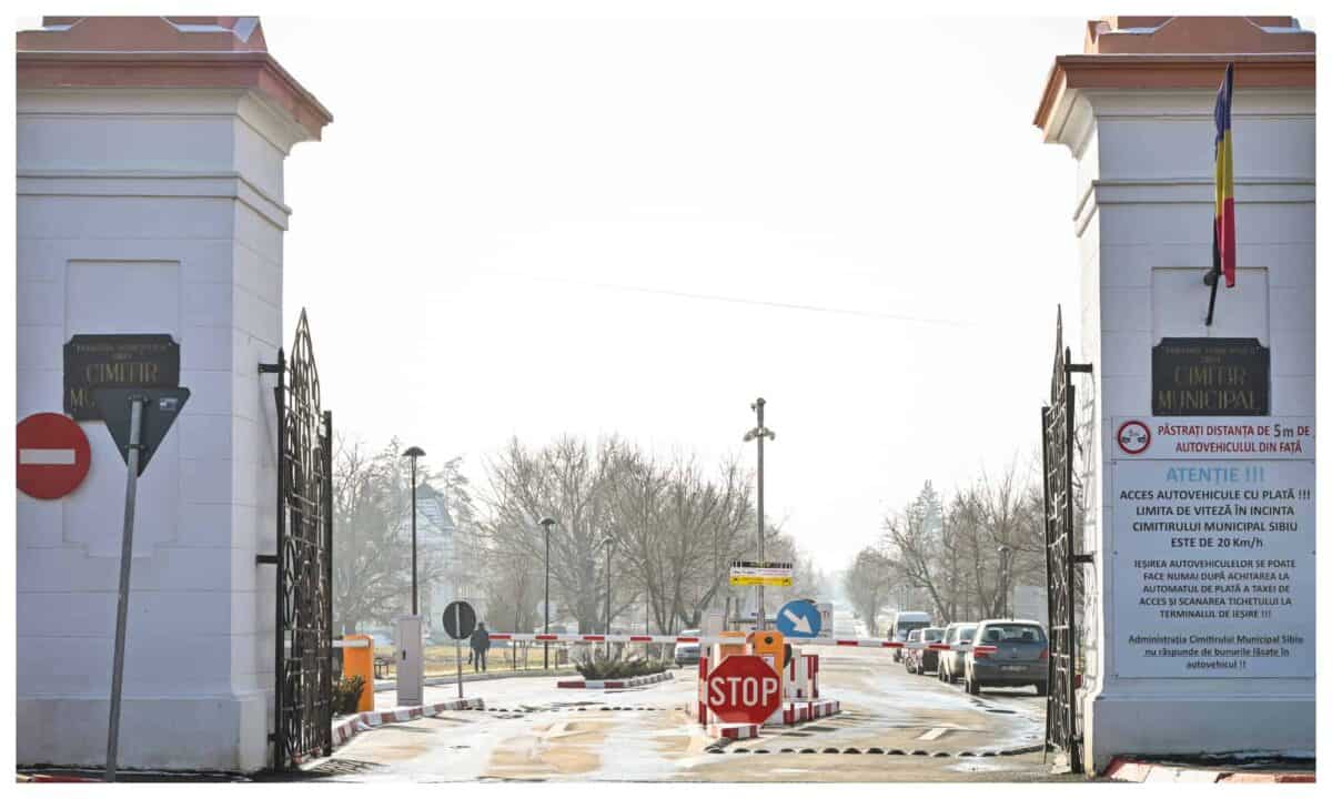 Programul Cimitirului Municipal Sibiu de Sărbători. Acces gratuit cu mașina timp de 6 zile