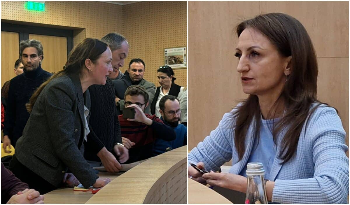 Ședință cu scântei la CJ Sibiu din cauza sindicaliștilor de la Filarmonică. Unul a început să țipe, iar liderul de sindicat i-a ținut trena. Daniela Cîmpean a plecat din sală! (video)