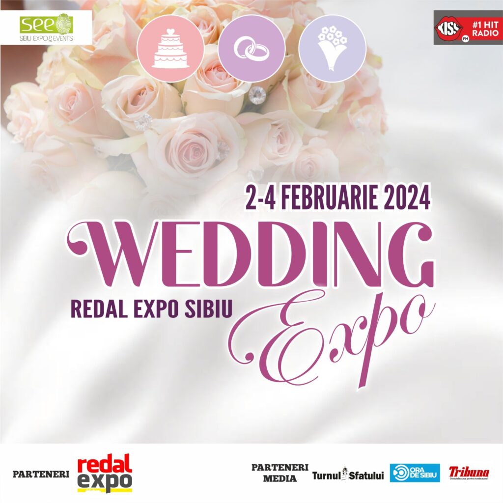 Târg nunți la Redal Expo. Peste 70 de expozanți vor fi prezenți la Wedding Expo Sibiu