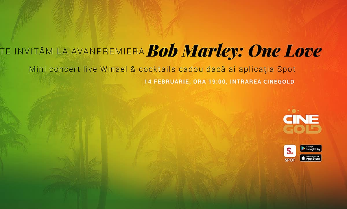 o experiență cinematică memorabilă: „bob marley: one love” se lansează în premieră la promenada sibiu