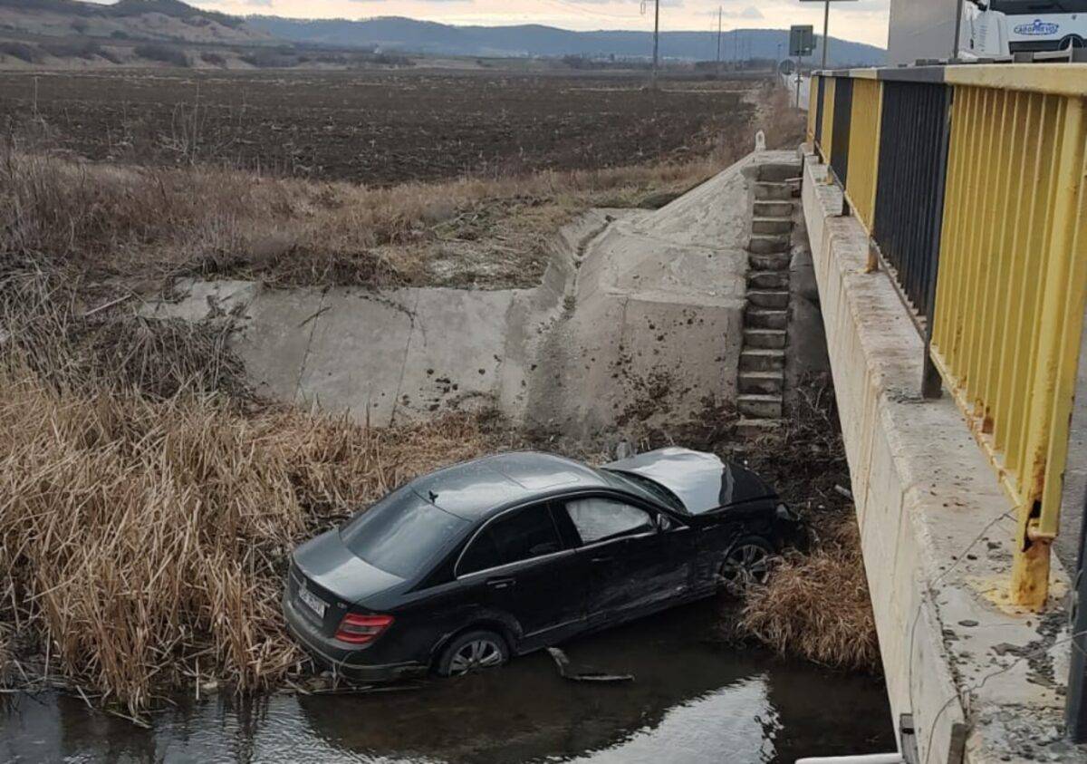 Accident pe DN14 la Ațel din cauza unui șofer care a intrat în intersecție fără sa dea prioritate