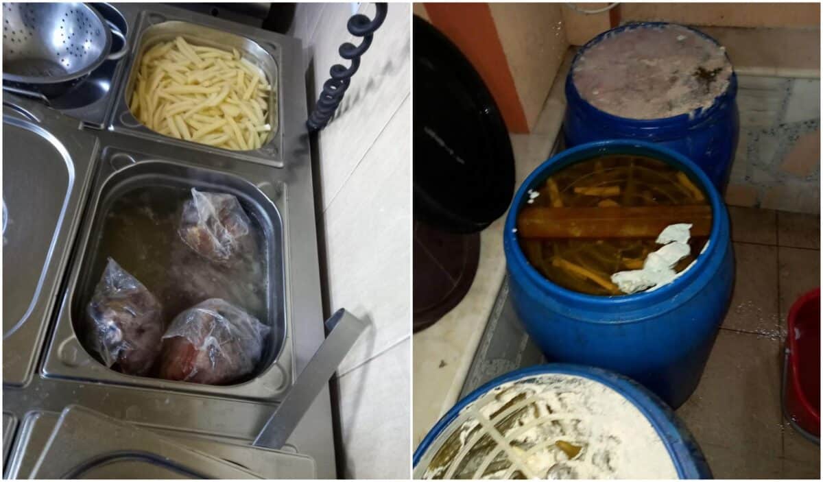 Restaurantul Prima din Sibiu, închis temporar de ANPC. Produse fără ambalaj, expirate și mucegăite (foto, update)