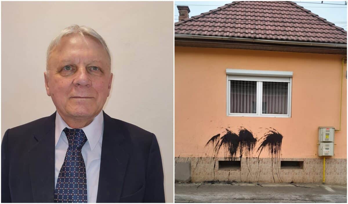 Casa unui consilier local din Cisnădie, vandalizată de persoane necunoscute. Cornel Vintilă: „Posibil la comanda unora din conducerea primăriei” (foto)