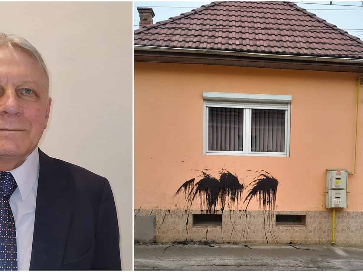 casa unui consilier local din cisnădie, vandalizată de persoane necunoscute. cornel vintilă: „posibil la comanda unora din conducerea primăriei” (foto)