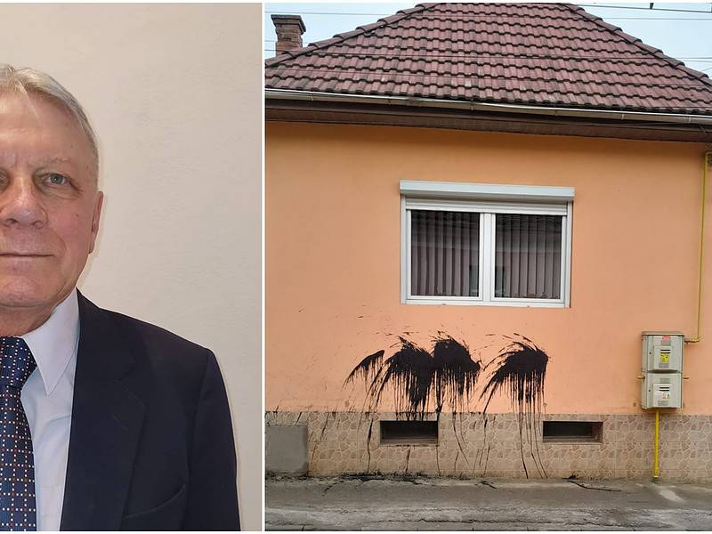 casa unui consilier local din cisnădie, vandalizată de persoane necunoscute. cornel vintilă: „posibil la comanda unora din conducerea primăriei” (foto)