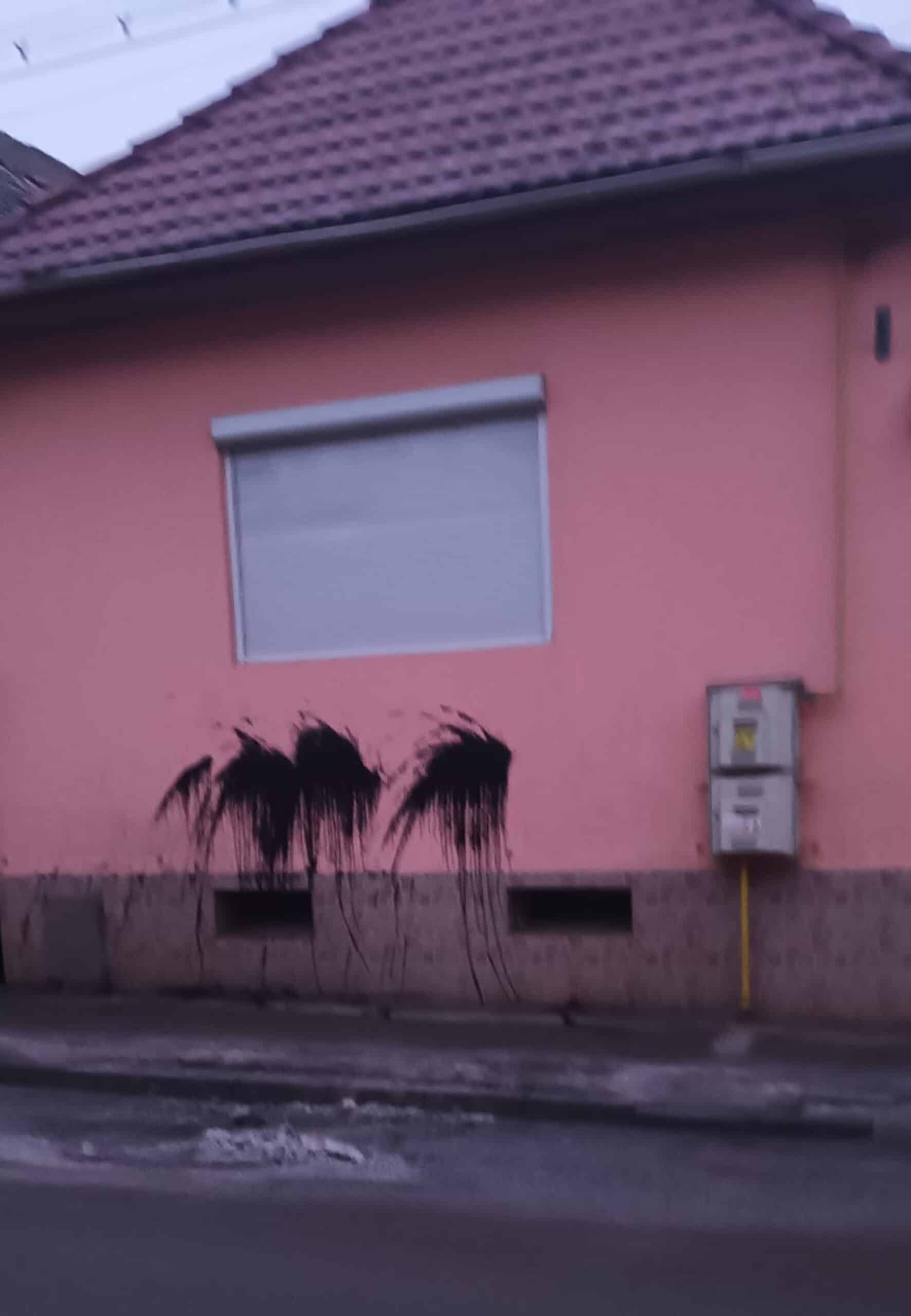 Casa unui consilier local din Cisnădie, vandalizată de persoane necunoscute. Cornel Vintilă: „Posibil la comanda unora din conducerea primăriei” (foto)