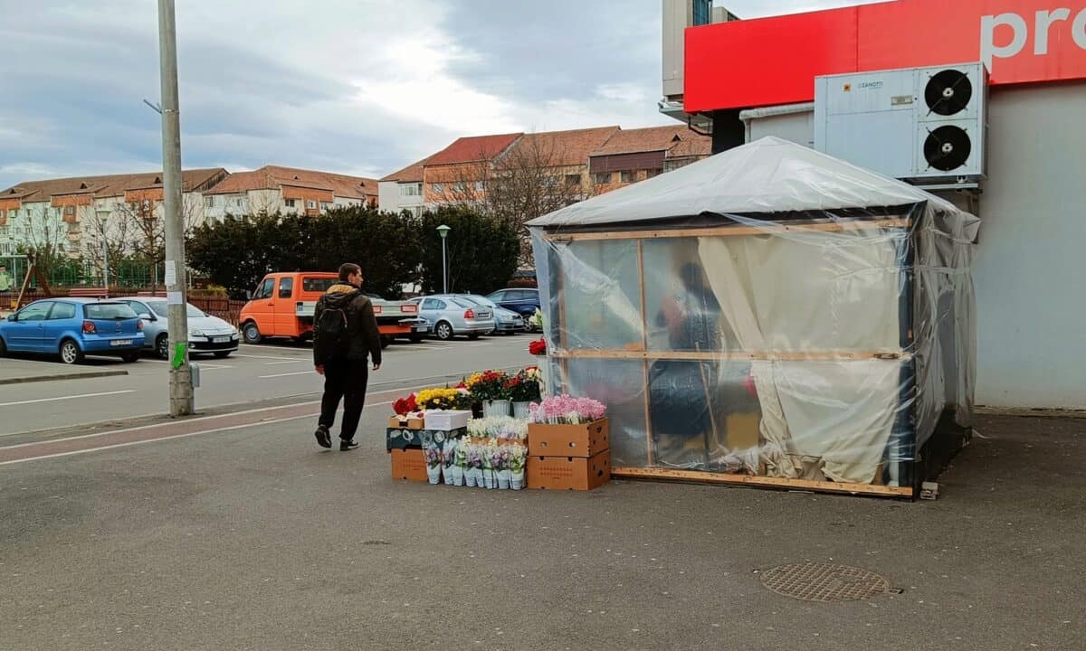 Corturile de flori și spațiile de vânzare ambulante ar putea fi înlocuite cu chioșcuri moderne la Sibiu. Mureșan: „Vom avea un oraș mai frumos” (video)